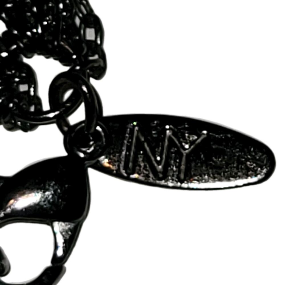 Sleek Black Chain Necklace NY 20" Adjustable Lobster Clasp Men's Women's Jewelry - Picture 5 of 11